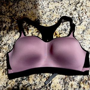 Purple Victoria’s Secret sports bra